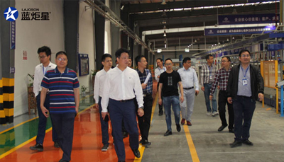 热烈欢迎嵊州市副市长史向俊调研焦点娱乐集成灶!