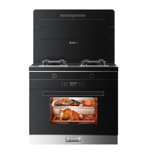 焦点娱乐集成灶蒸烤箱